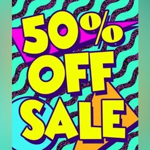 ⚡️⚡️⚡️HALF OFF SALE!!!!⚡️⚡️⚡️